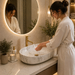 Bassino Marble Finish Ceramic Countertop Wash Basin 