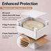 Bassino Marble Finish Ceramic Oval Countertop Wash Basin