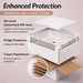 Bassino Marble Finish Rectangular Countertop Wash Basin 
