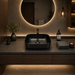 Bassino Matte Black Countertop Wash Basin 