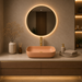 Bassino Matte Peach Countertop Wash Basin 