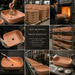 Bassino Matte Peach Countertop Wash Basin 