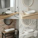Bassino Matte White Oval Countertop Wash Basin 