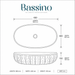 Bassino Oval Designer Countertop Wash Basin