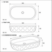 Bassino Oval Marble Finish Countertop Wash Basin