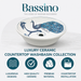 Bassino Peacock Design Round Countertop Wash Basin