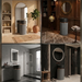 Bassino Round Freestanding Pedestal Wash Basin