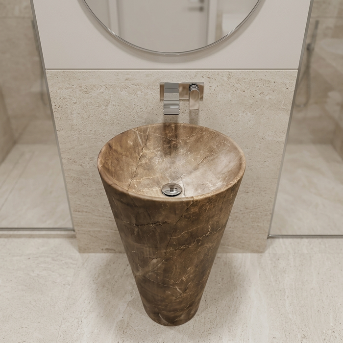 Bassino Round Pedestal Basin