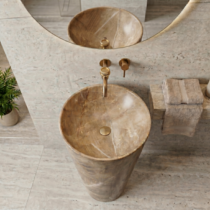 Bassino Round Pedestal Basin