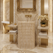 Bassino Textured Marble Pedestal Basin 