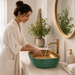 Bassino Textured Rectangular Countertop Wash Basin