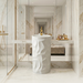 Bassino Textured Round Pedestal Basin