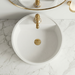 Bassino Textured Round Pedestal Basin