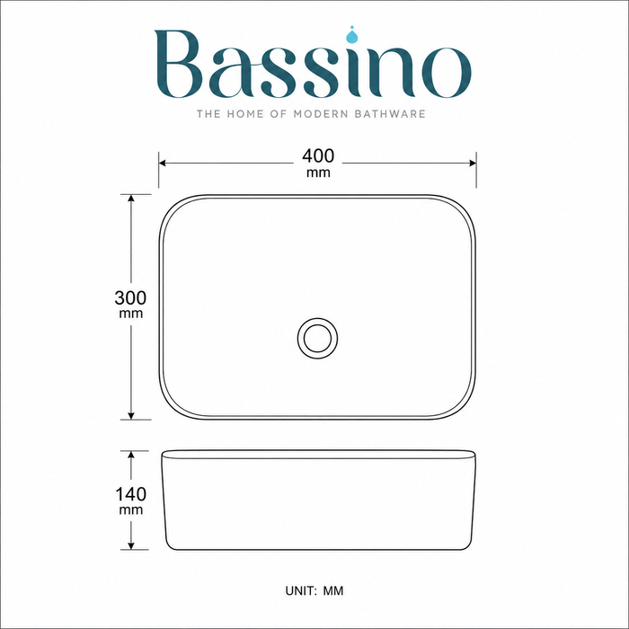 Bassino White & Gold Marble Countertop Wash Basin 