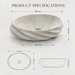 Beige Glossy Marble Oval Countertop Wash Basin Size