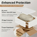 Beige Terrazzo Matt Sculpted Oval Basin Packaging
