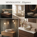 Beige artificial stone table top wash basin with matte finish, round shape and natural rock textured exterior, 400 × 400 × 140 mm.