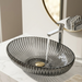 Black Glass Table Top Wash Basin