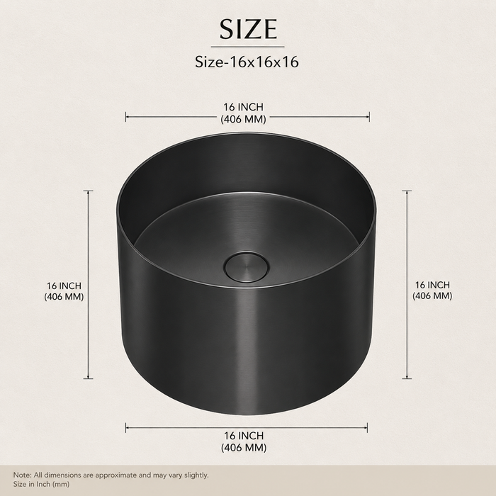 Black Metal Wall Mount Half Pedestal Wash Basin size 
