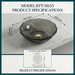 Black Round Transparent Glass Wash Basin Size
