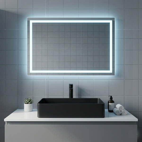 Bassino Modern Stainless Steel Wash Basin | Stylish Countertop Wash Basin for Bathroom–500x350x120 mm Black