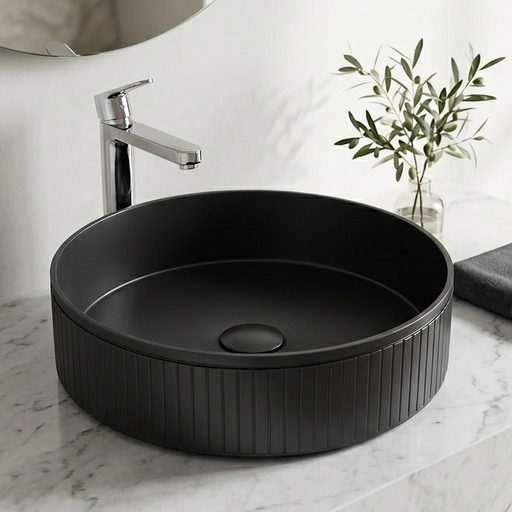 Black Stainless Steel Wash Basin 