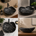 Black Table Top Wash Basin, Matt Marble Finish 