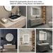 Black and White Table top wash basin 