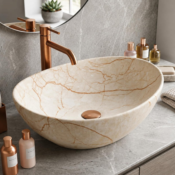 Boat-Cut Shape Counter Top Wash