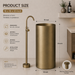 Bronze Metal Pedestal Wash Basin