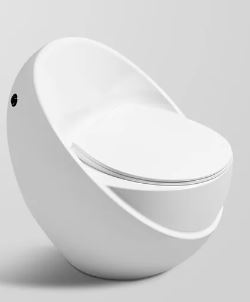 Bassino Siphon Jet Modern Toilet All In One Floor Mounted Urine Toilet(Size: 670 x 505 x 630mm COLOR – White Glossy)