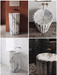 Ceramic Pedestal Wash Basin | Blue Marble