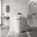 Ceramic Pedestal Wash Basin | White