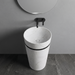 Ceramic Pedestal Wash Basin | White