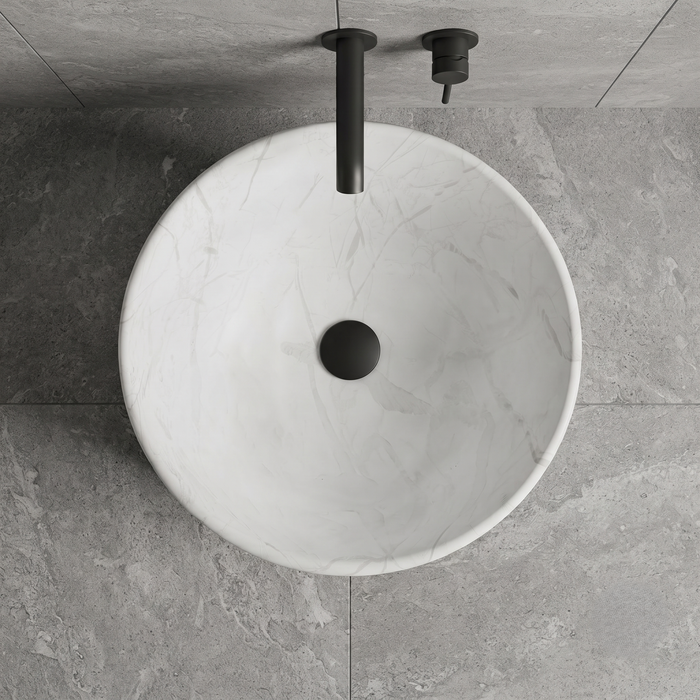 Ceramic Pedestal Wash Basin | White