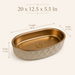 Ceramic Table Top Wash Basin, Dark Khakhi-Rose Gold Matt 