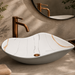 Ceramic Table Top Wash Basin, Matt Marble Finish 