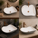 Ceramic Table Top Wash Basin, Matt Marble Finish 