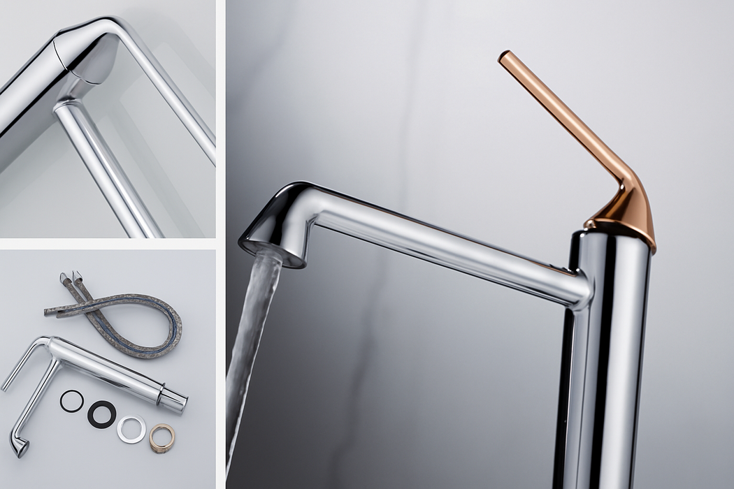 BASSINO CLASO Long Body Basin Designer Faucet Mixer | 3 Years Warranty