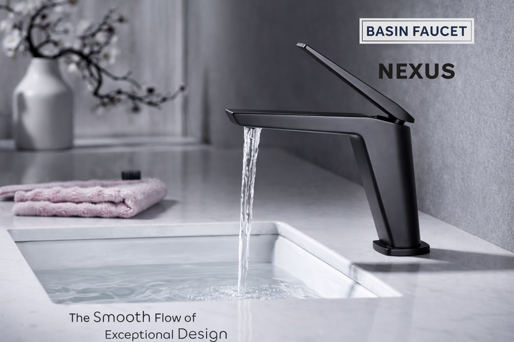 BASSINO NEXUS Short Body Modern Basin Faucet Mixer | 3 Years Warranty