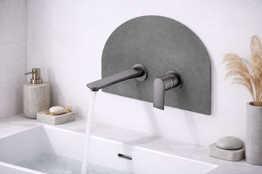 BASSINO MAX Concealed Wall Mounted Hot & Cold Mixer Basin Faucet | 3 Years Warranty