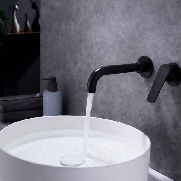 BASSINO MARK Concealed Basin Hot & Cold Mixer Faucet | 3 Years Warranty Black