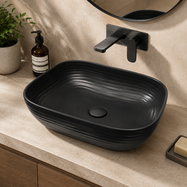 Premium Designer Table top/Counter top Wash Basin/Vessel sink (18x13x5.5 In)