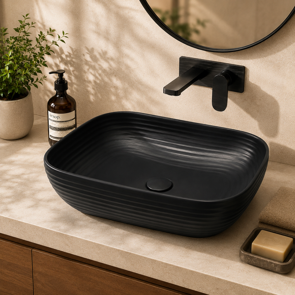 Premium Designer Table top/Counter top Wash Basin/Vessel sink (18x13x5.5 In)