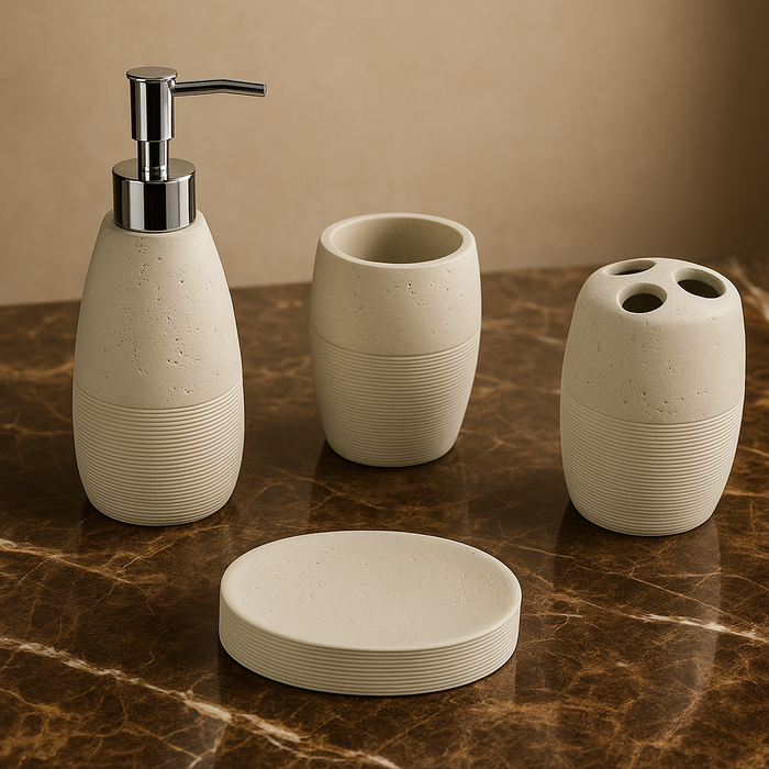 Bathroom Accessory Set – 4 Pieces