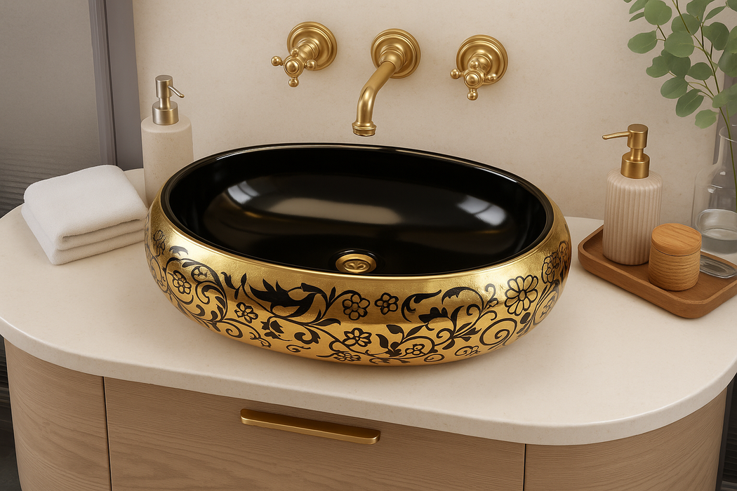 Premium Designer Table top/Counter top Wash Basin/Vessel sink (24x16x6 In) BTT-1219