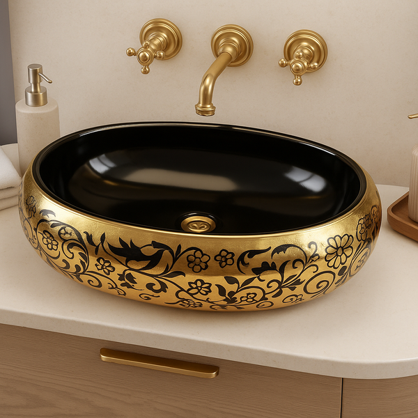 Premium Designer Table Top Wash Basin (24x16x6 In) BTT-1219