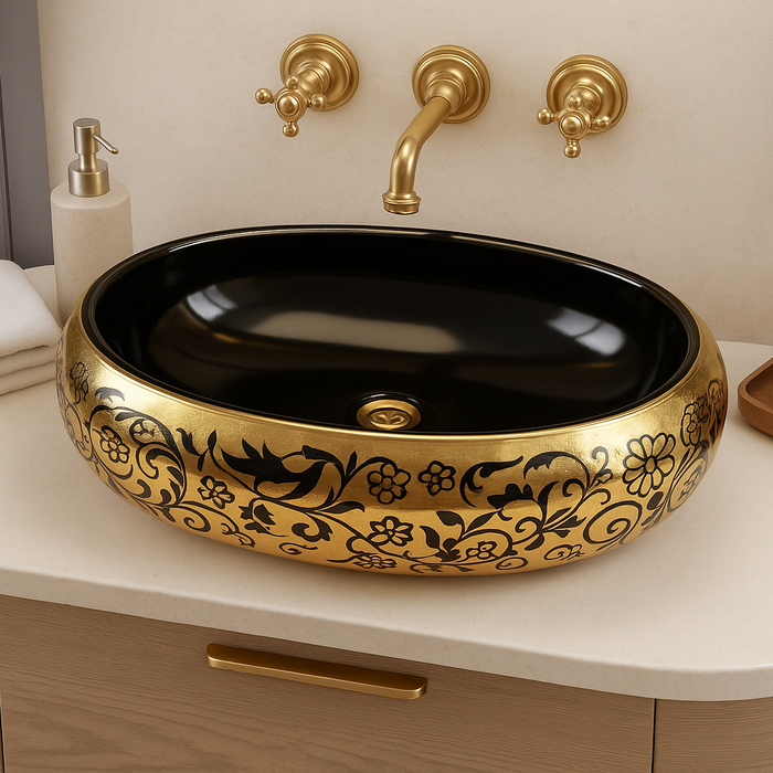 Premium Designer Table Top Wash Basin (24x16x6 In)