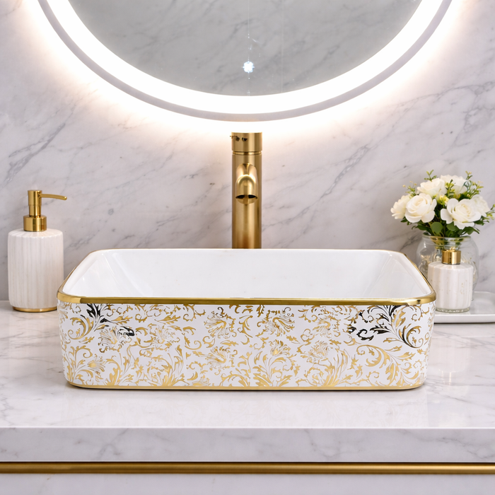 Premium Designer Table top Wash Basin (19x15x5.5 In) BTT-1040