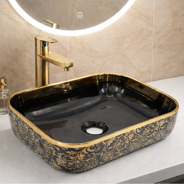 Premium Designer Table top/Counter top Wash Basin/Vessel sink (16x12x6 In) BTT-1266